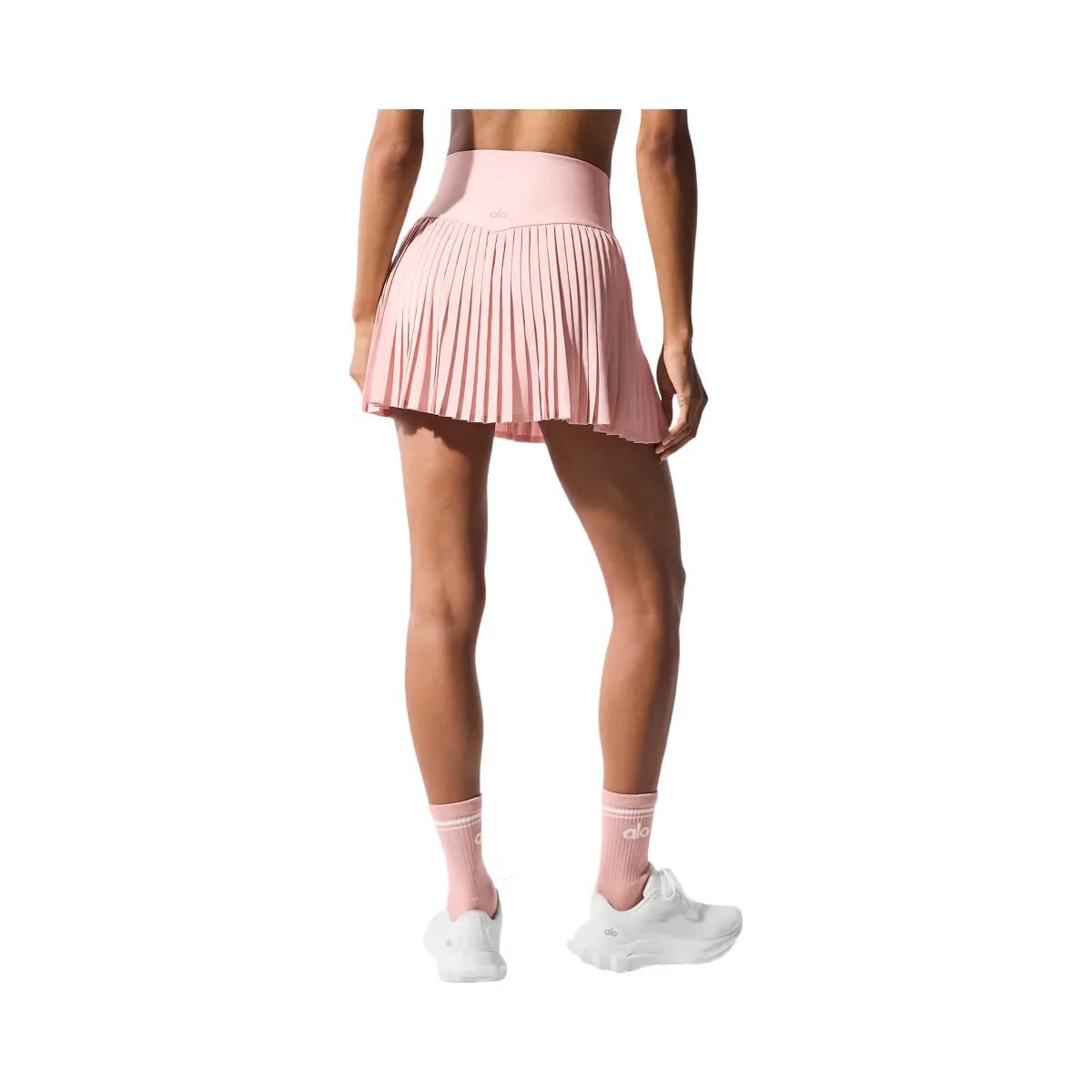 Alo Women's Grand Slam Tennis Skirt - Pink Quartz