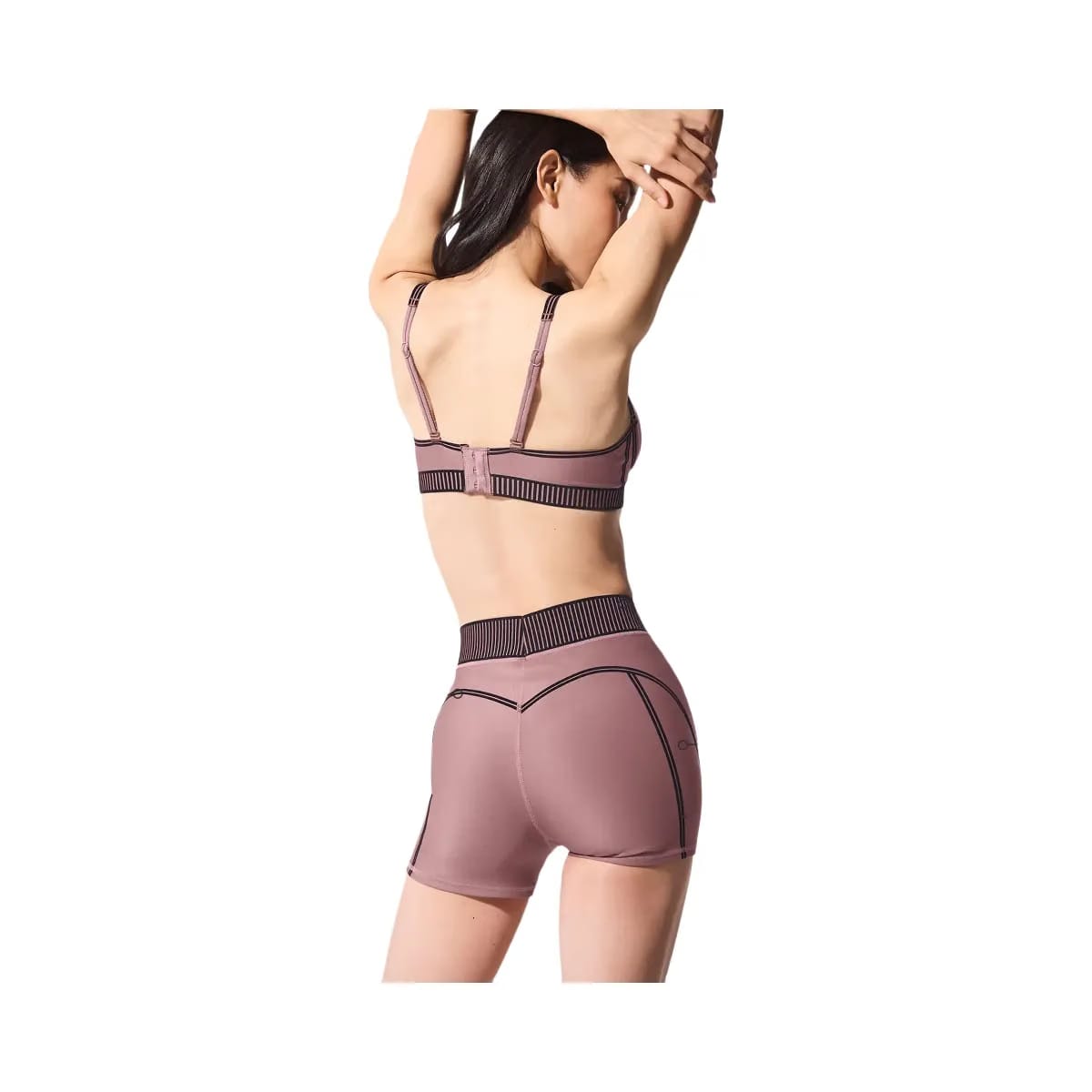 Alo Women's Airlift High-Waist Line Up Short - Smoky Quartz