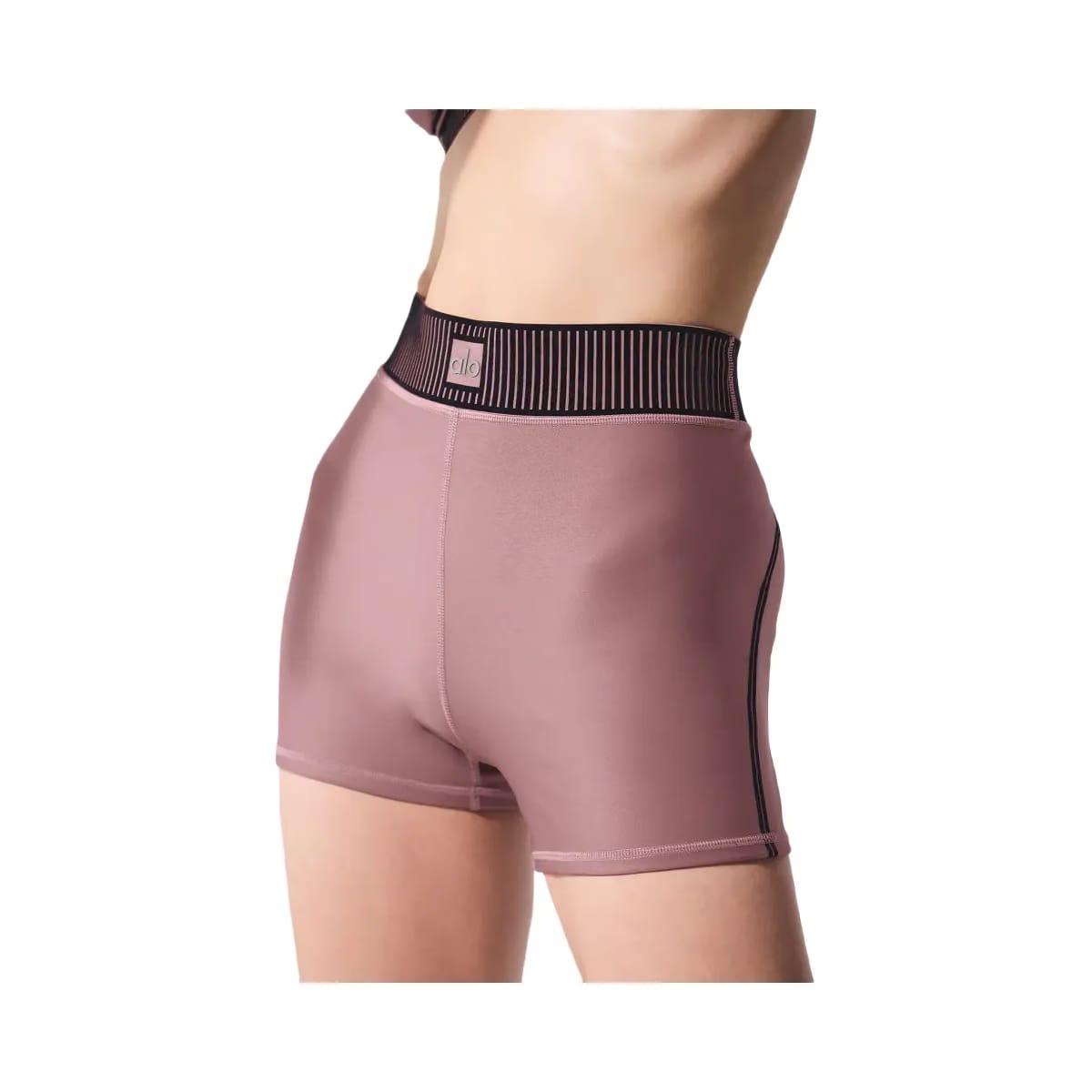 Alo Women's Airlift High-Waist Line Up Short - Smoky Quartz
