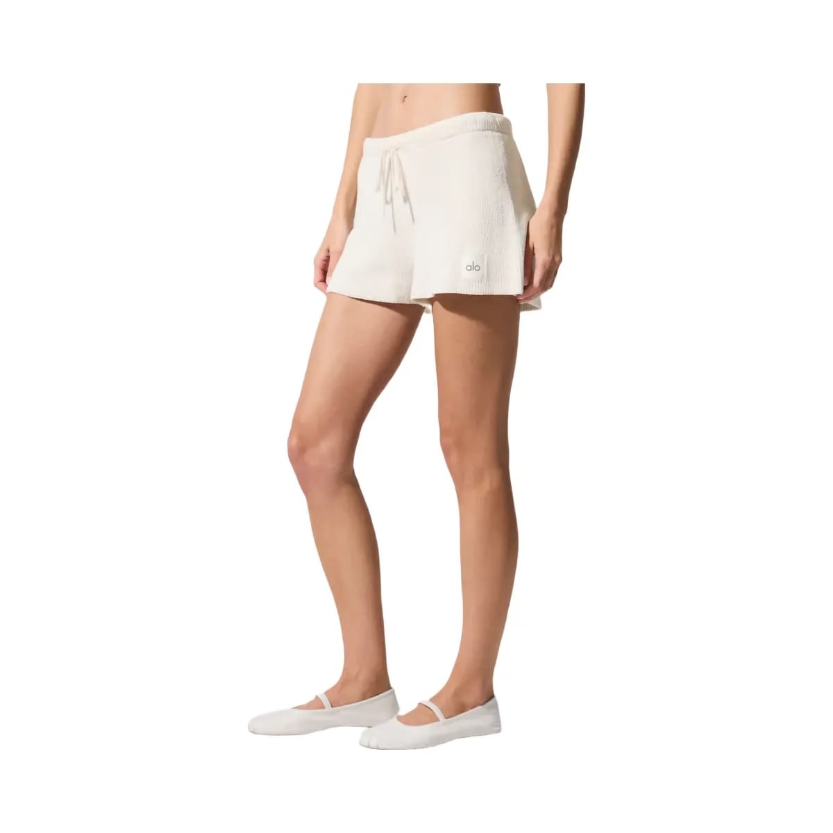 Alo Women's Supernatural Sweater Short - Ivory