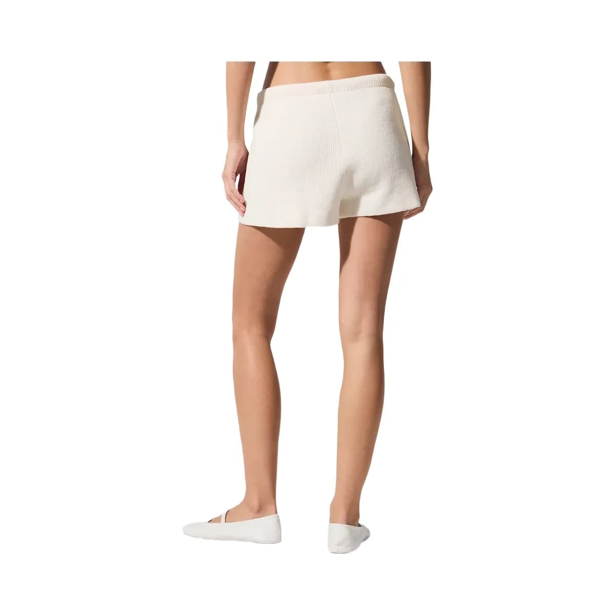 Alo Women's Supernatural Sweater Short - Ivory