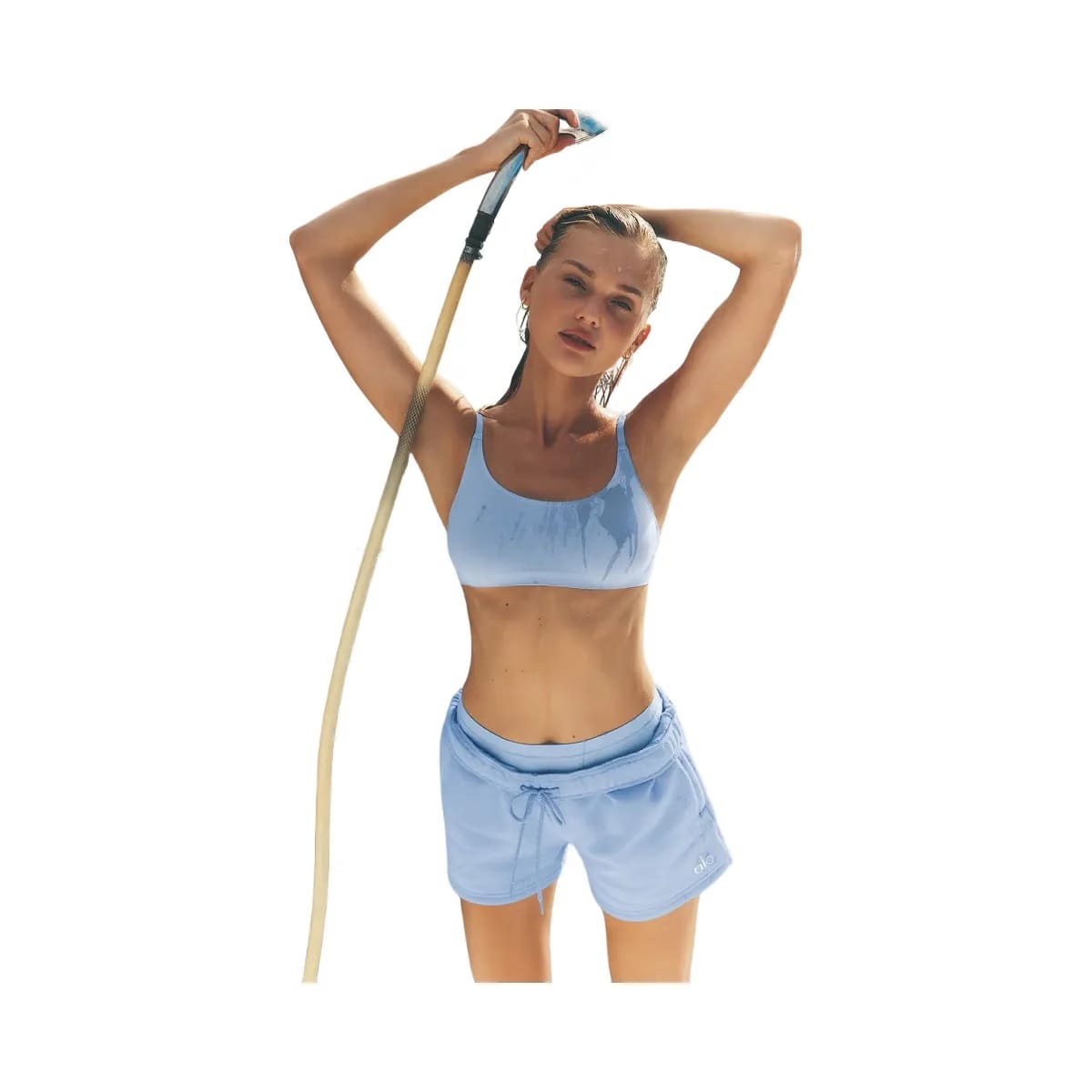 Alo Women's Accolade Short - Seashell Blue