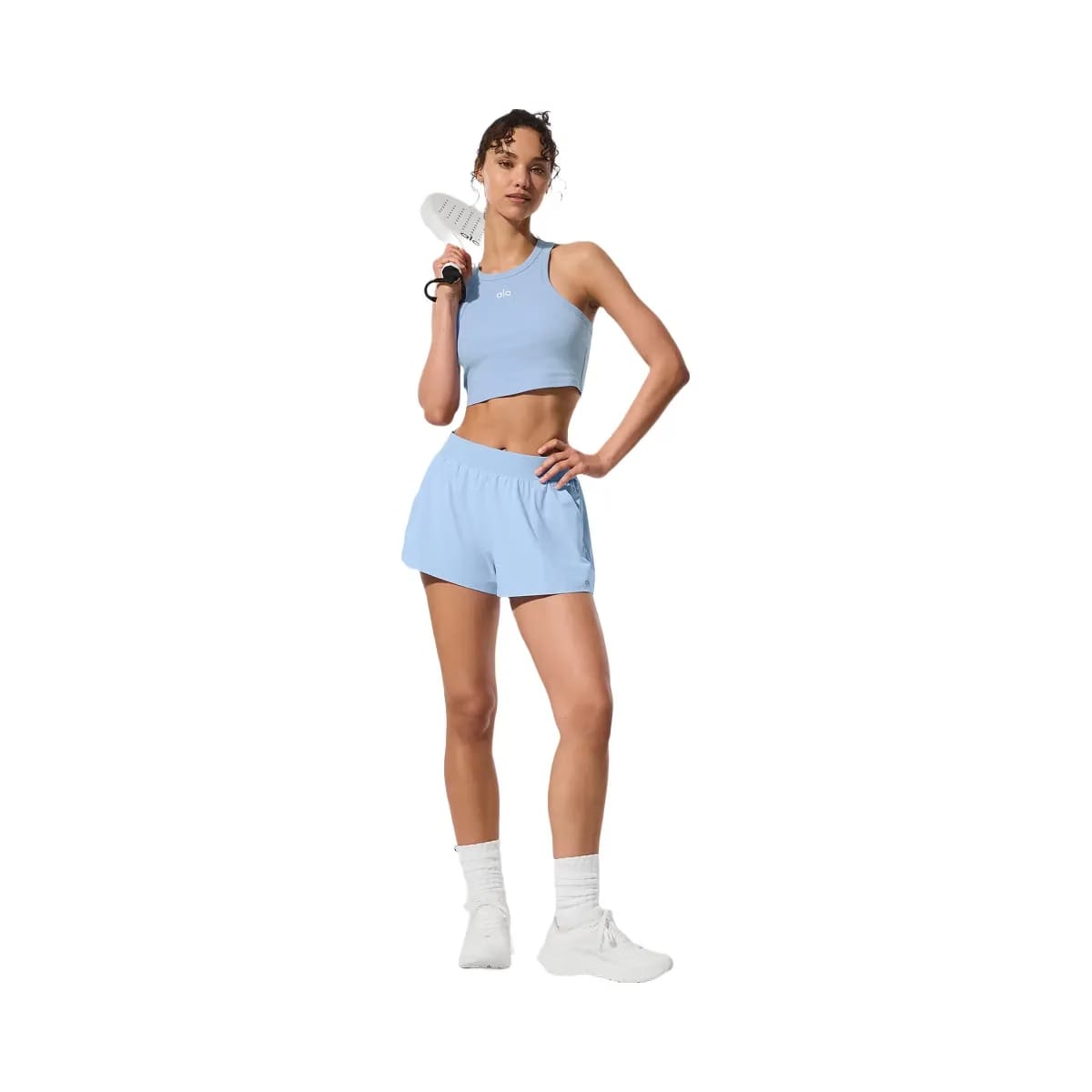 Alo Women's Breezy Short - Seashell Blue