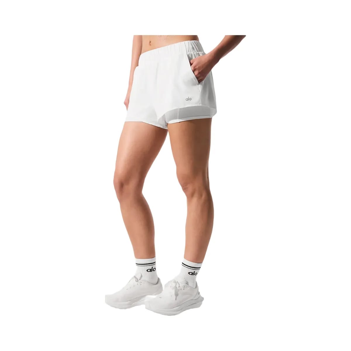 Alo Women's Sport Star Short - White