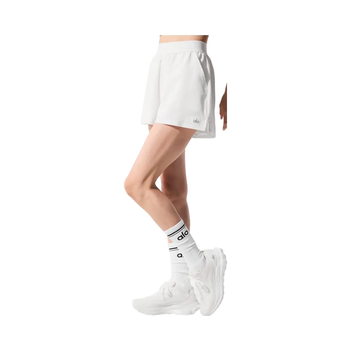 Alo Women's Mesh Mirage Short - White