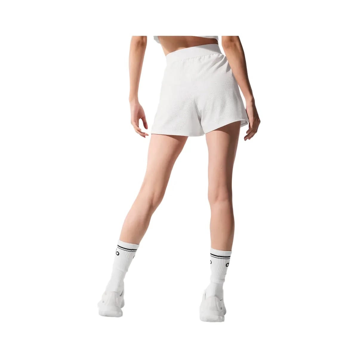 Alo Women's Mesh Mirage Short - White