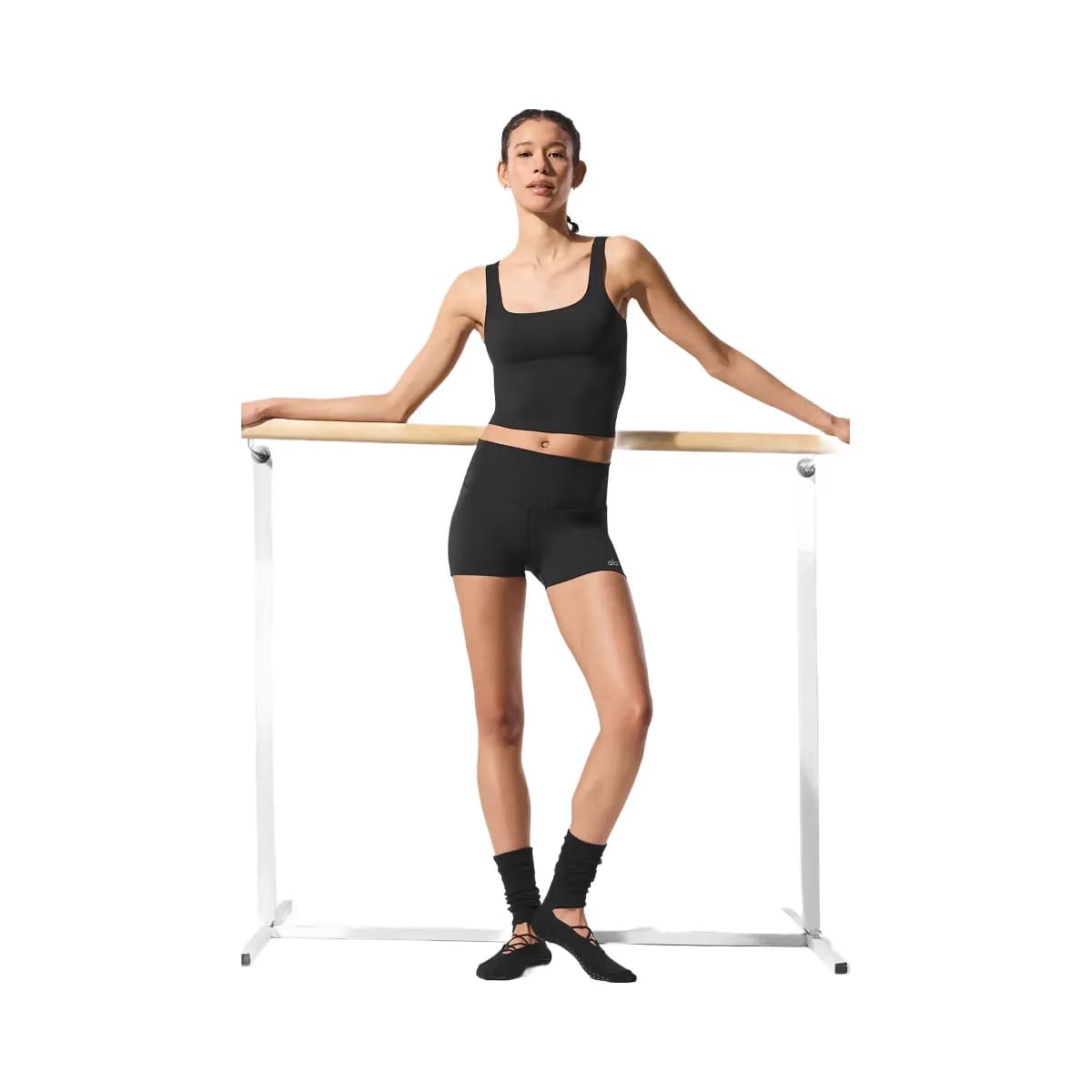 Alo Women's 3" ALO Softsculpt High-Waist Precision Short - Black