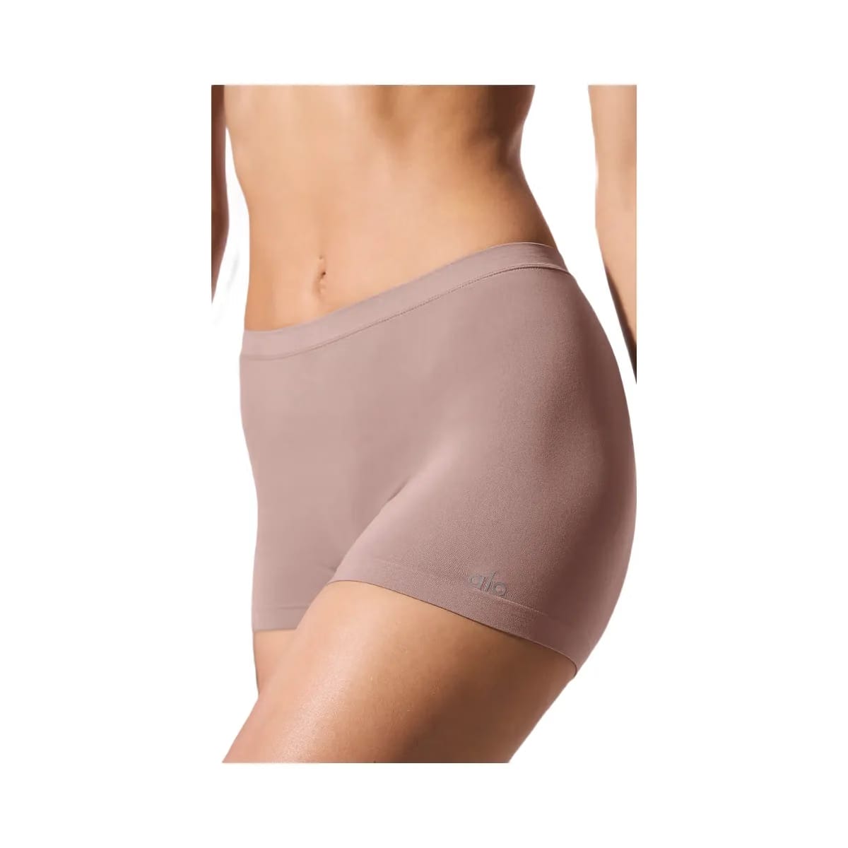 Alo Women's Sheer Glow Boyshort - Taupe