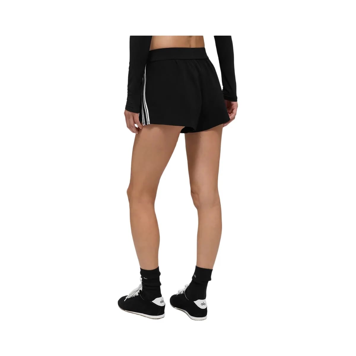Alo Women's Track Star Short - Black
