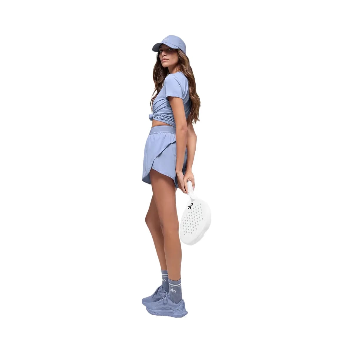 Alo Women's Match Point Short - Winter Frost