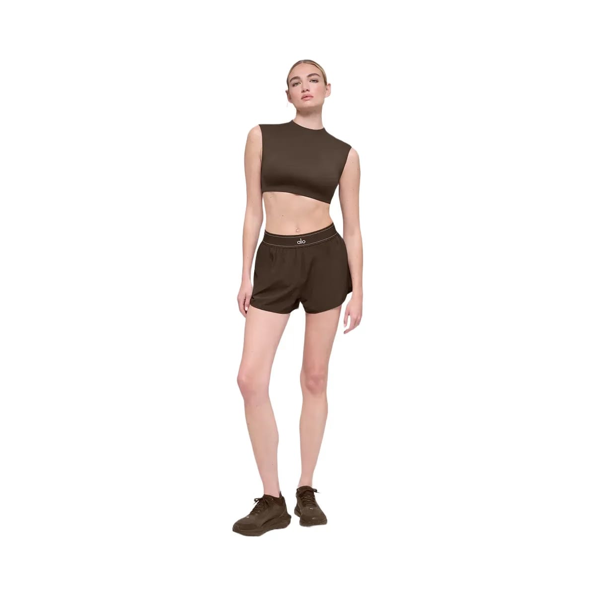 Alo Women's Match Point Short - Espresso