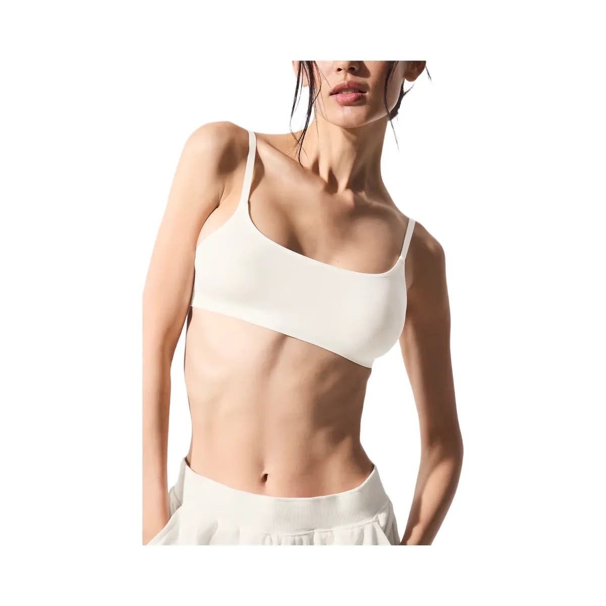 Alo Women's Sheer Glow Bra - Ivory