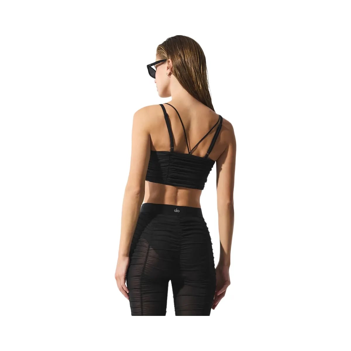 Alo Women's Airlift Mesh Cherish Bra - Black