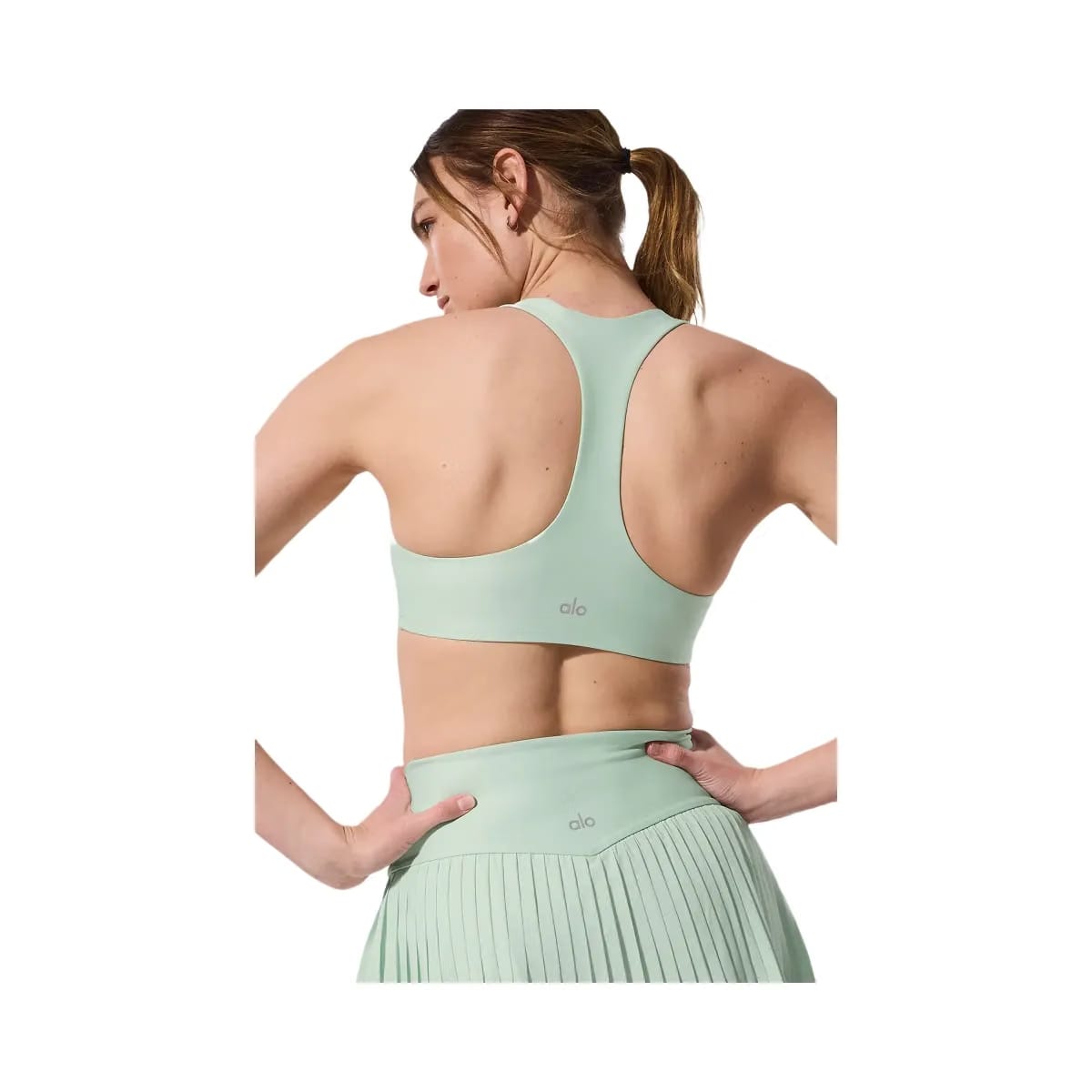 Alo Women's Airlift Advantage Racerback Bra - Spearmint