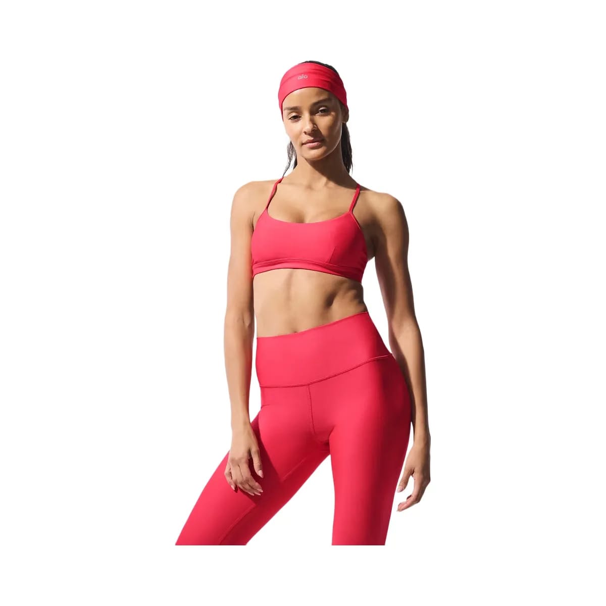 Alo Women's Airlift Intrigue Bra - Candy Red