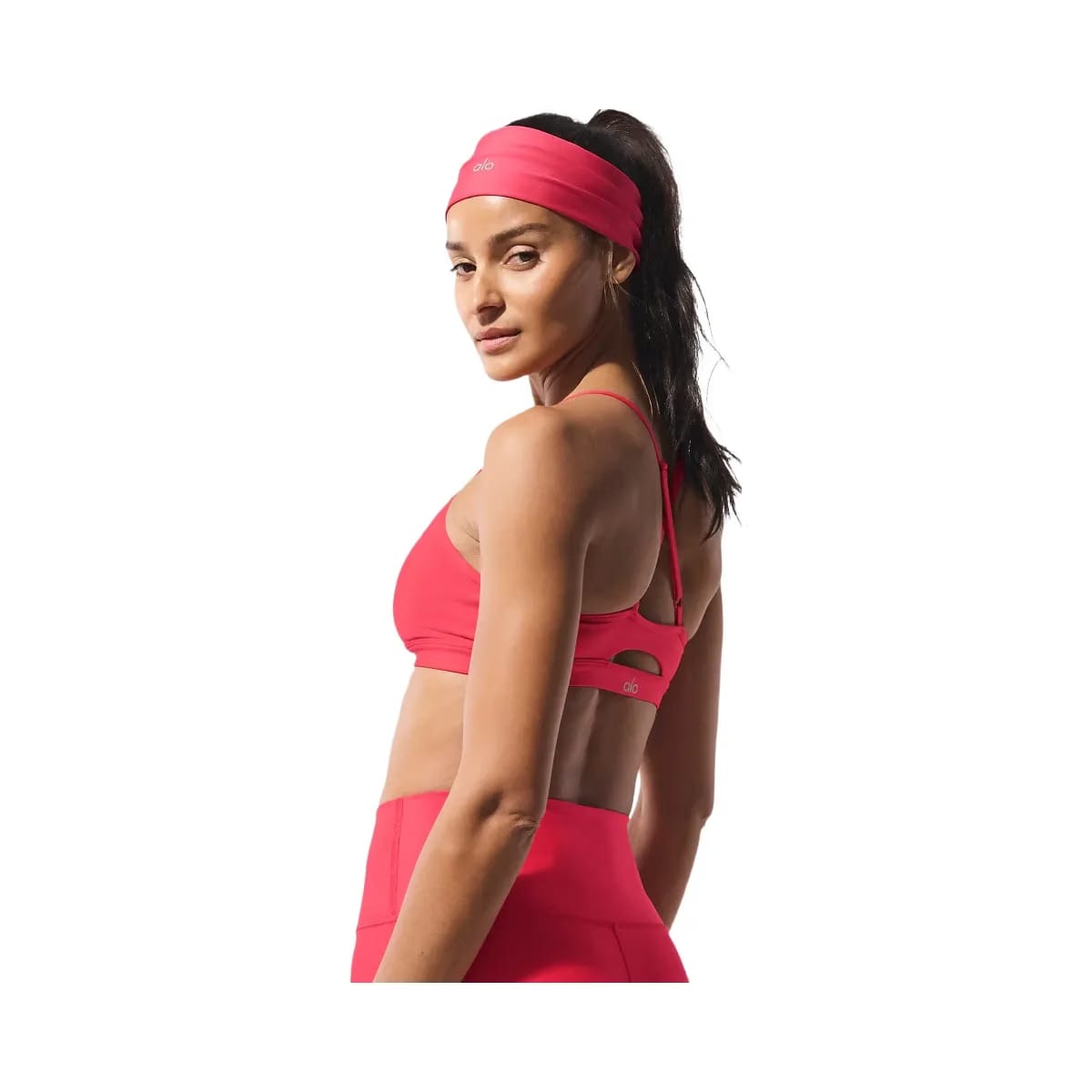 Alo Women's Airlift Intrigue Bra - Candy Red