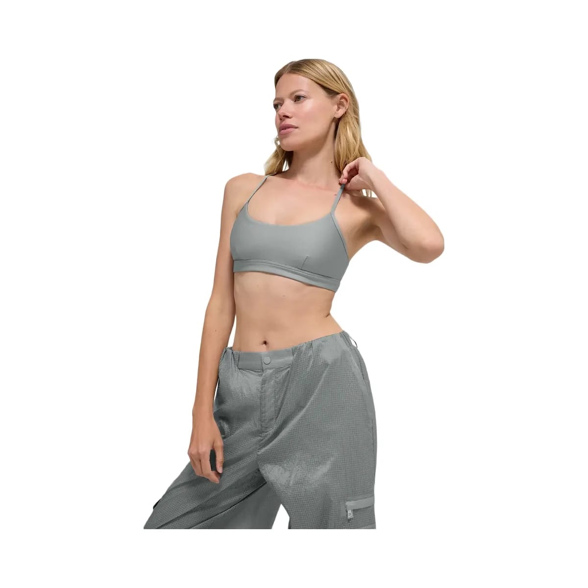 Alo Women's Airlift Intrigue Bra - Lunar Grey