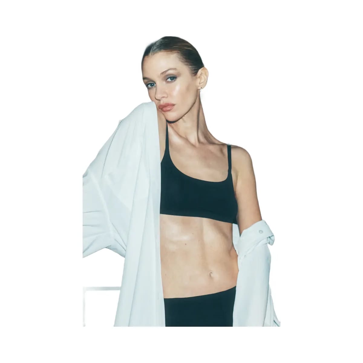 Alo Women's Sheer Glow Bra - Black