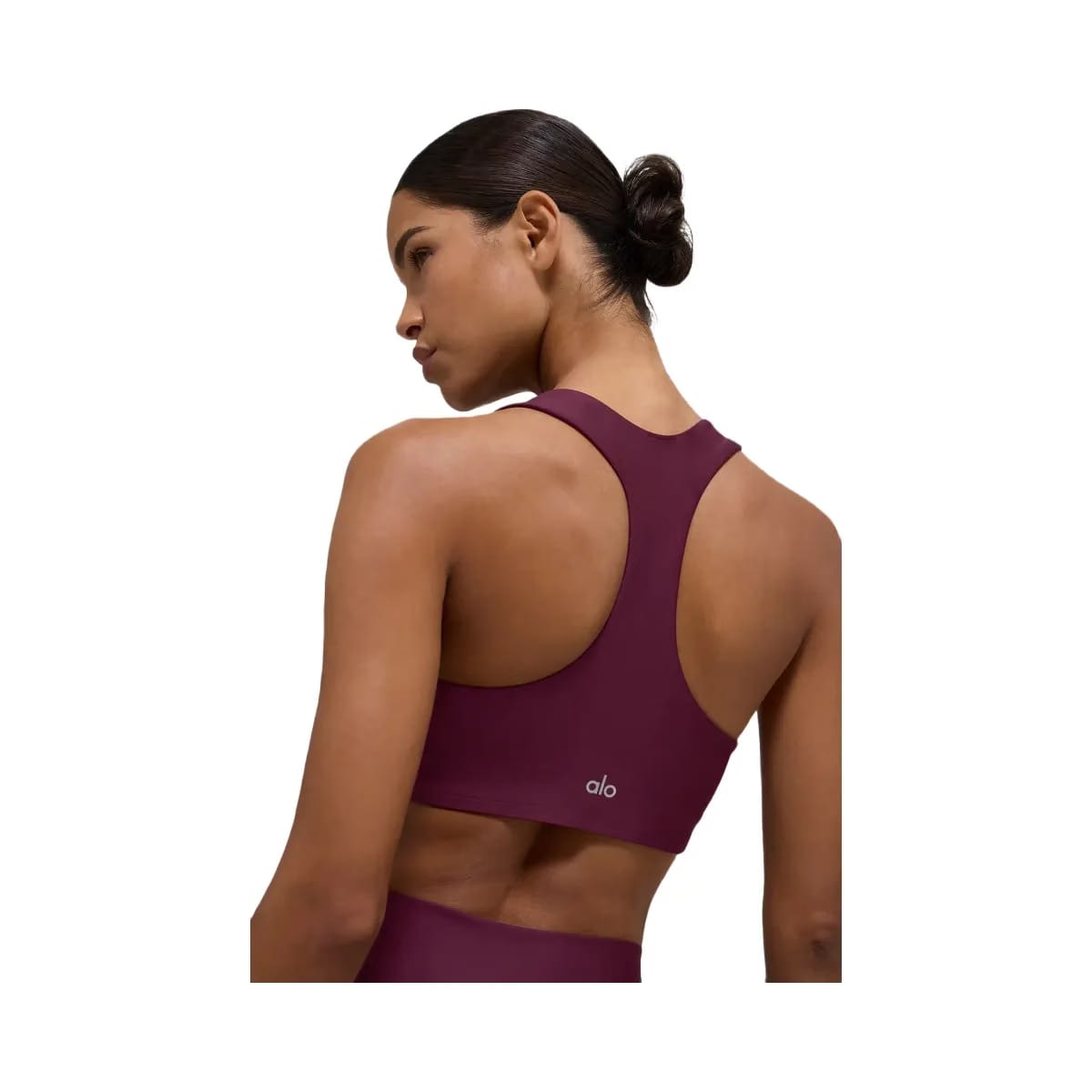 Alo Women's Airlift Advantage Racerback Bra - Burgundy