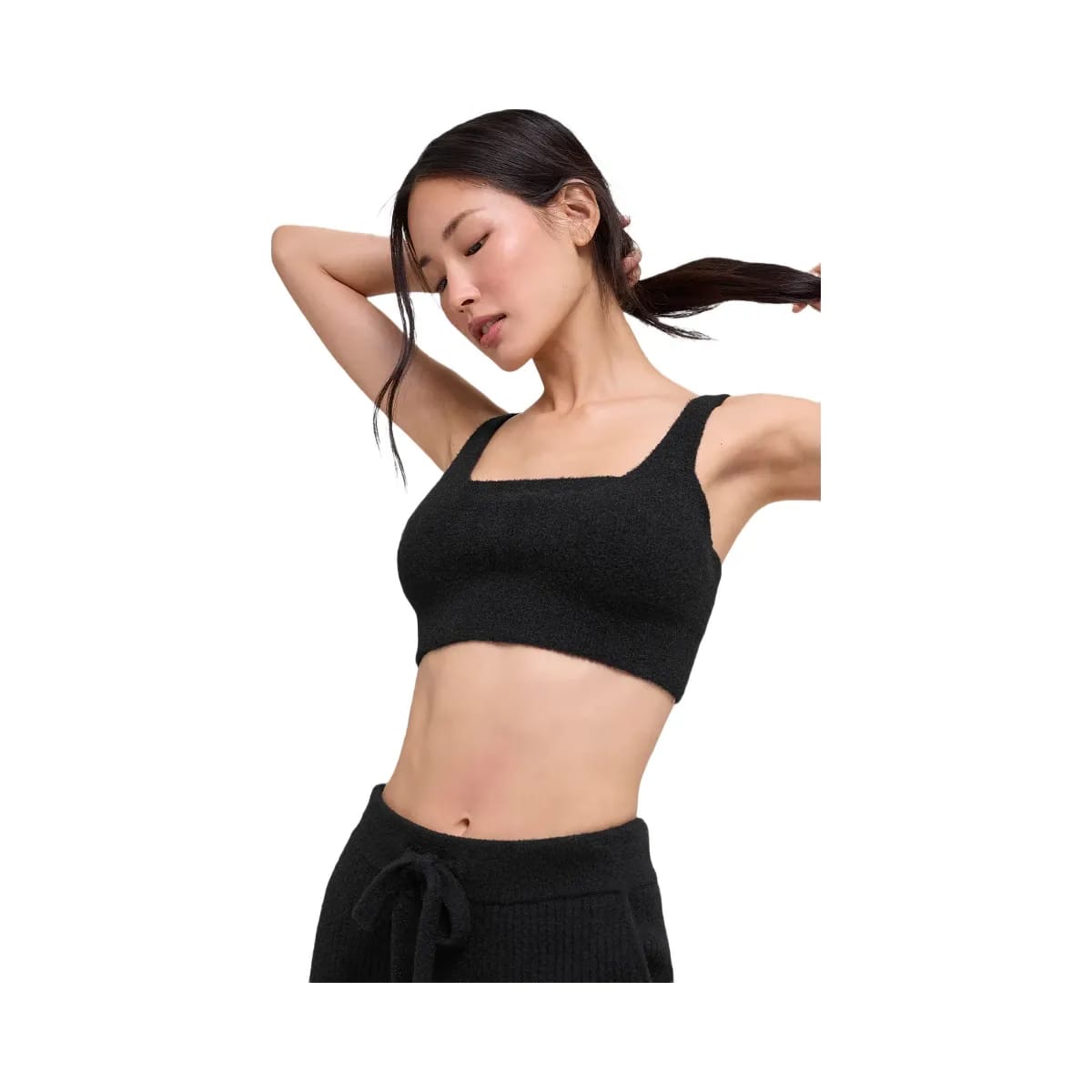 Alo Women's Snuggle Up Sweater Bra - Black