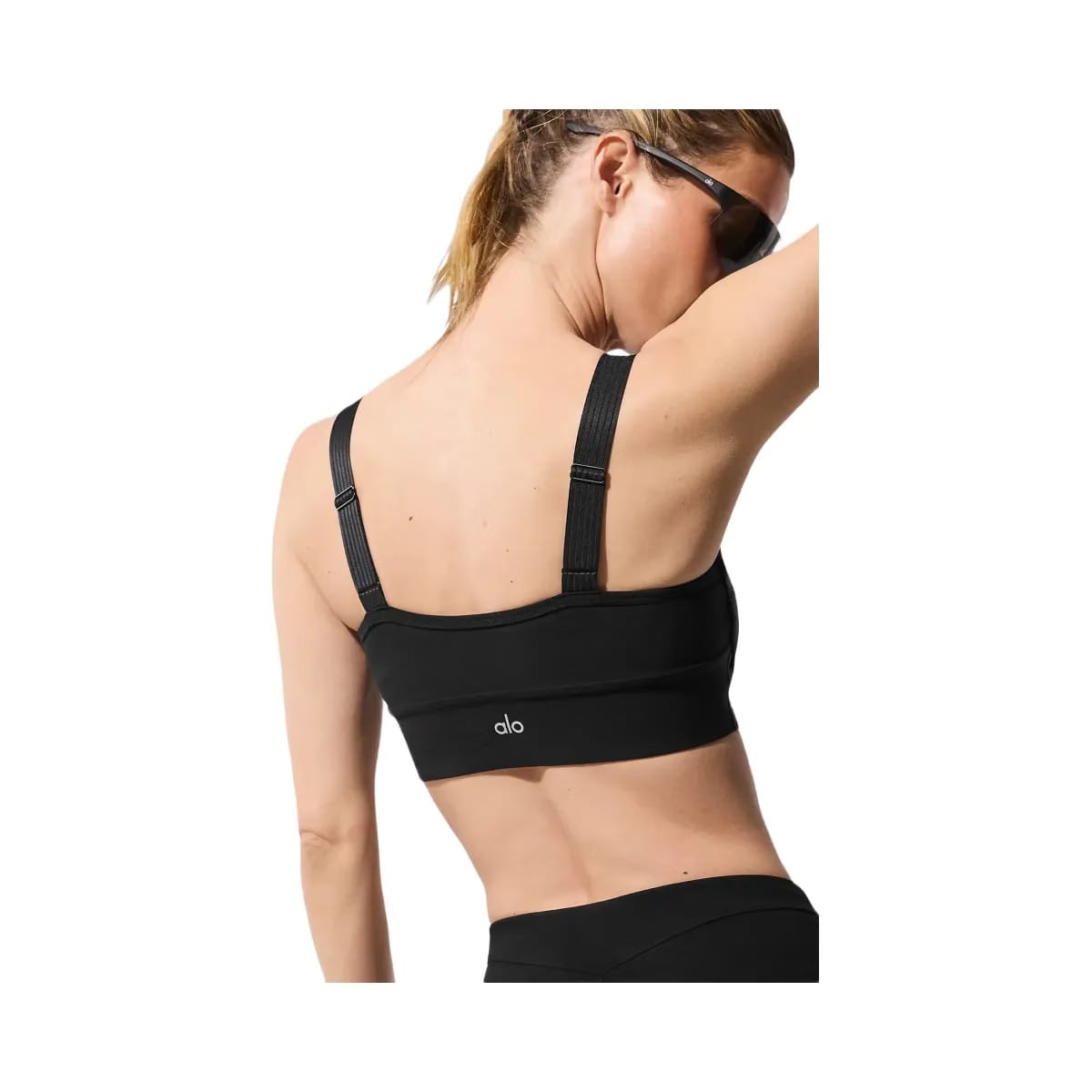 Alo Women's Alosoft Serve It Up Bra - Black