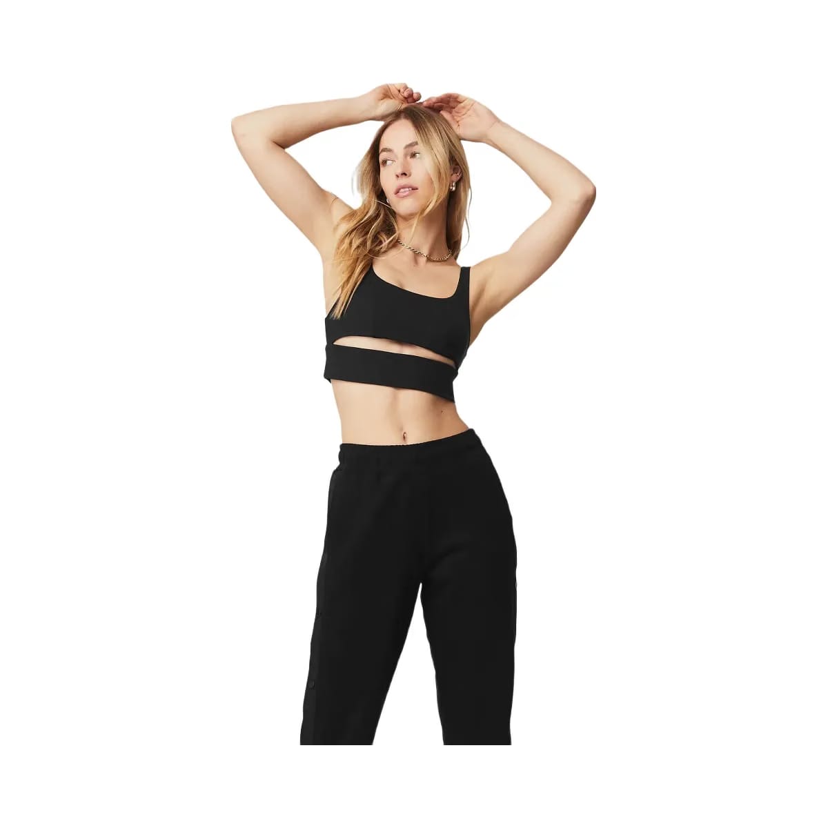 Alo Women's Slit Bra - Black