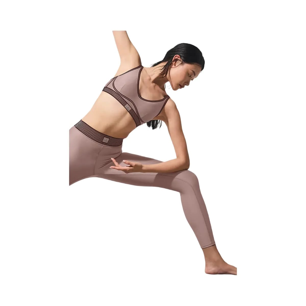 Alo Women's Airlift Line Up Bra - Taupe