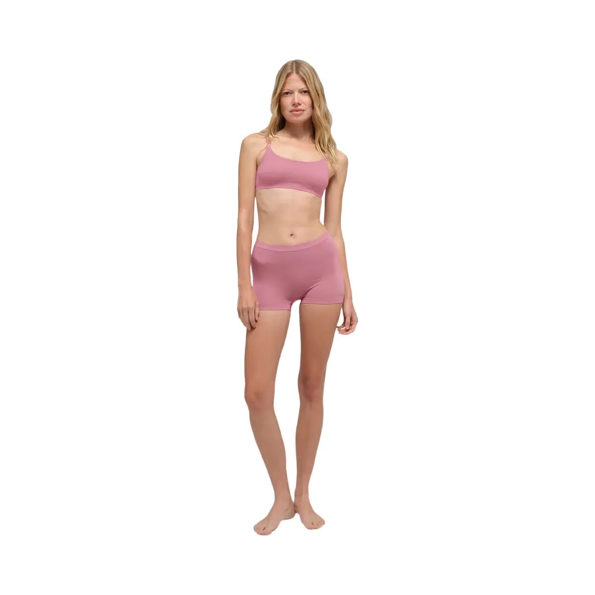 Alo Women's Sheer Glow Bra - Pink Wild Rose