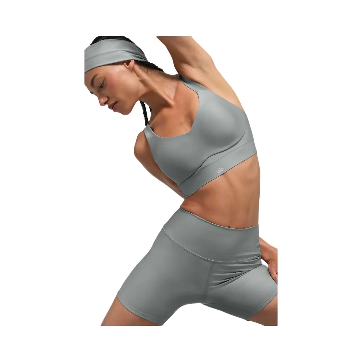 Alo Women's Airlift Endurance High-Impact Bra - Lunar Grey