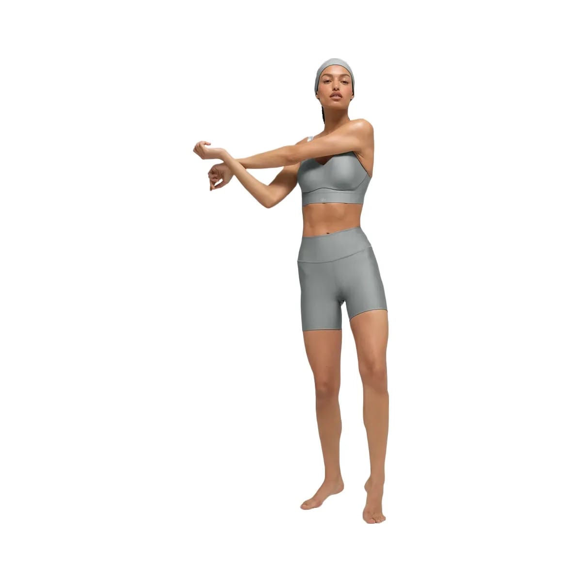 Alo Women's Airlift Endurance High-Impact Bra - Lunar Grey