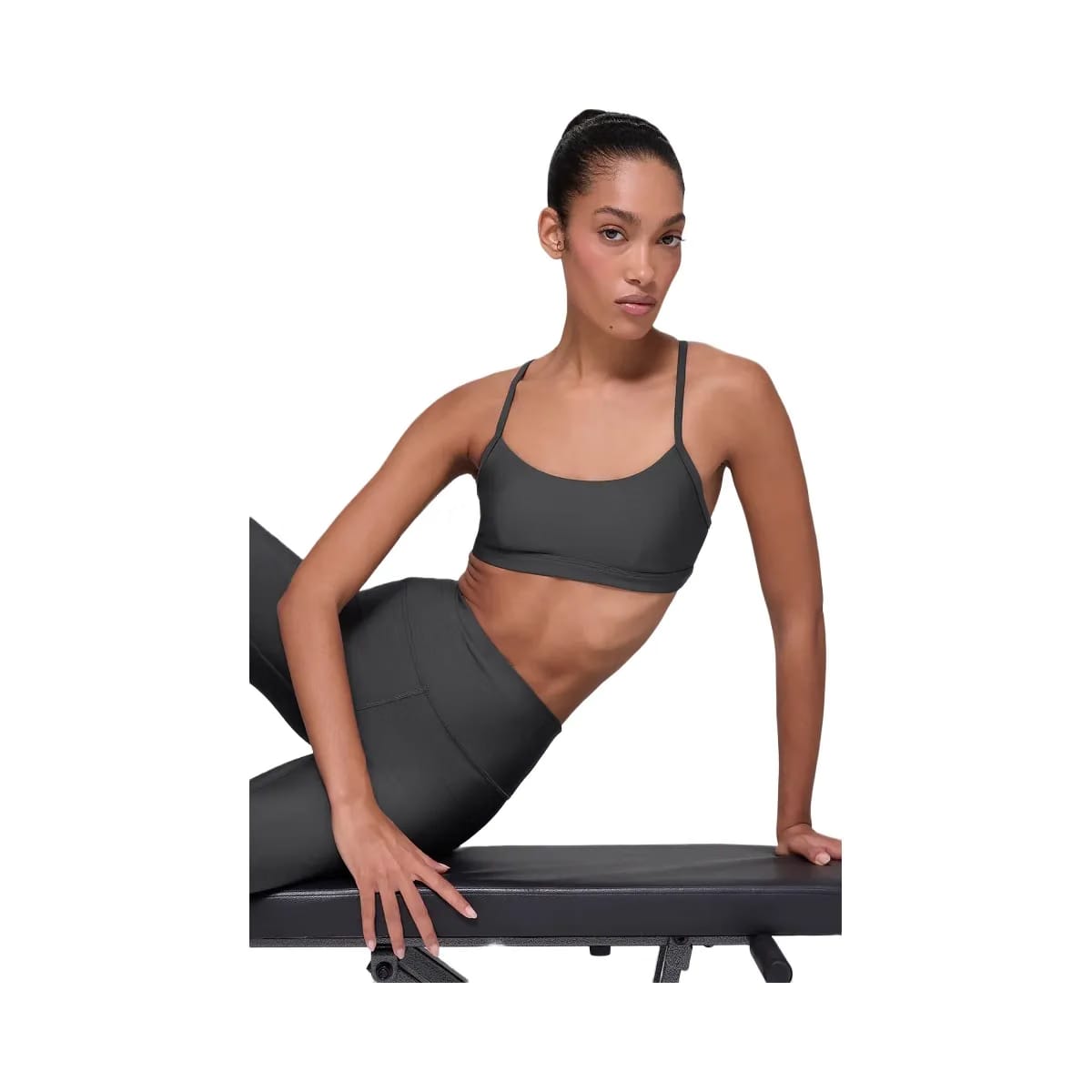 Alo Women's Airlift Intrigue Bra - Anthracite