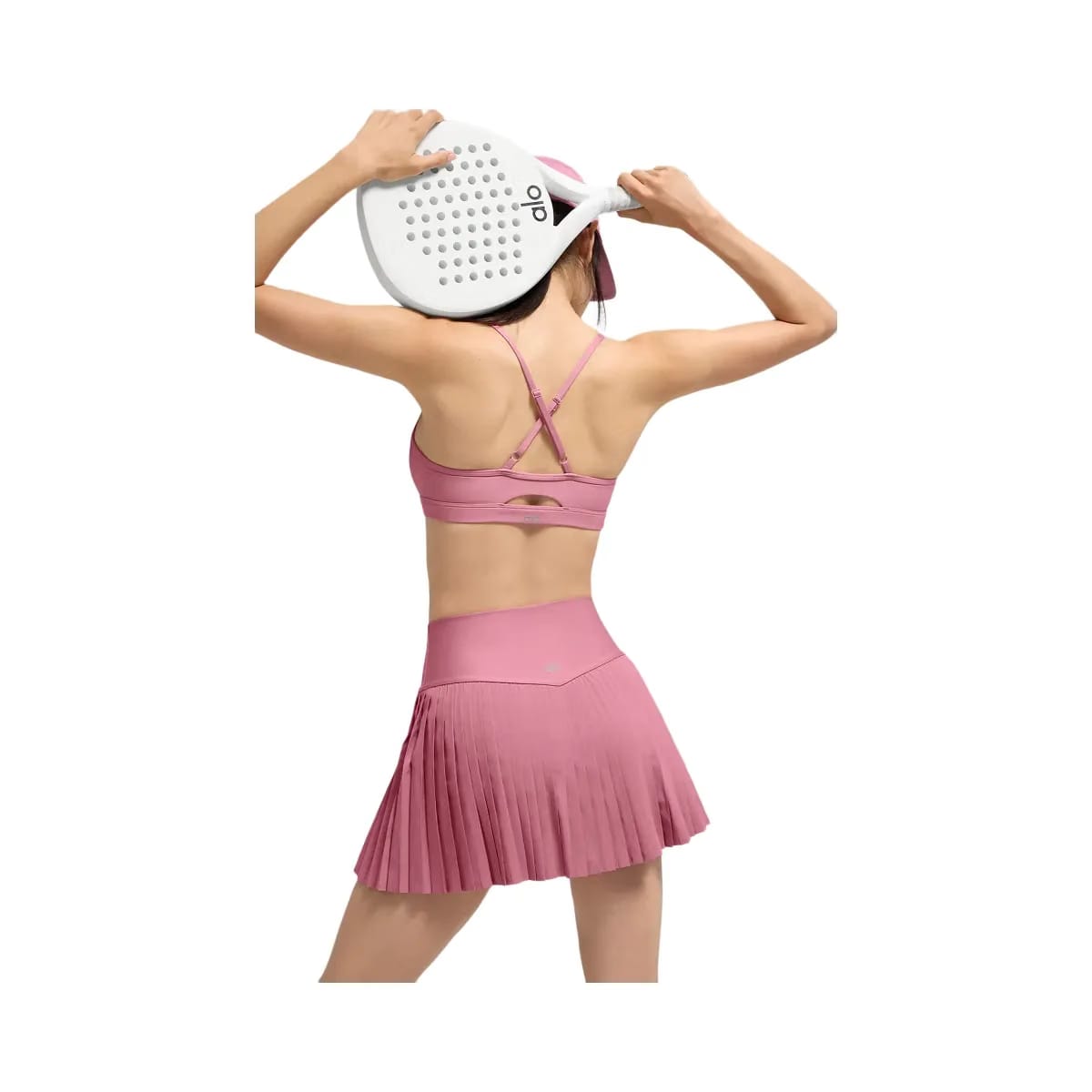 Alo Women's Airlift Intrigue Bra - Pink Wild Rose
