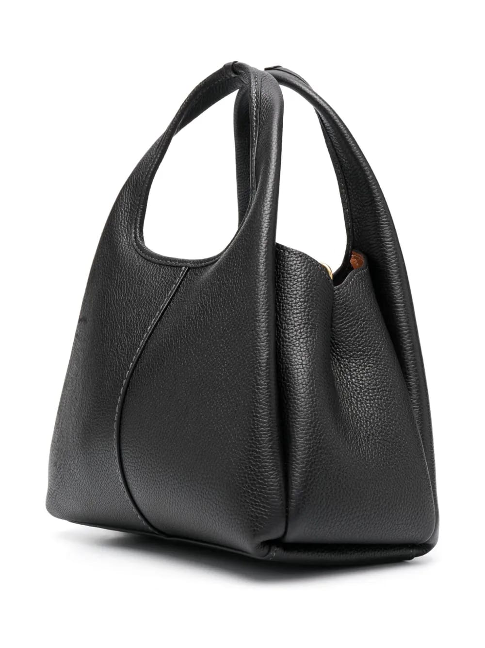 pebbled-leather tote bag