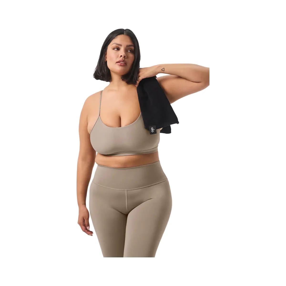 Alo Women's Airlift Intrigue Bra - Gravel