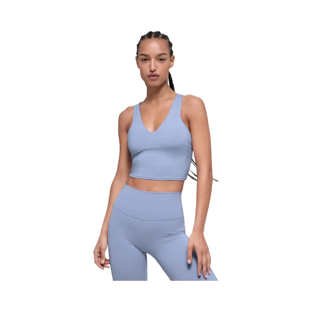 Alo Women's Airbrush Real Bra Tank - Winter Frost