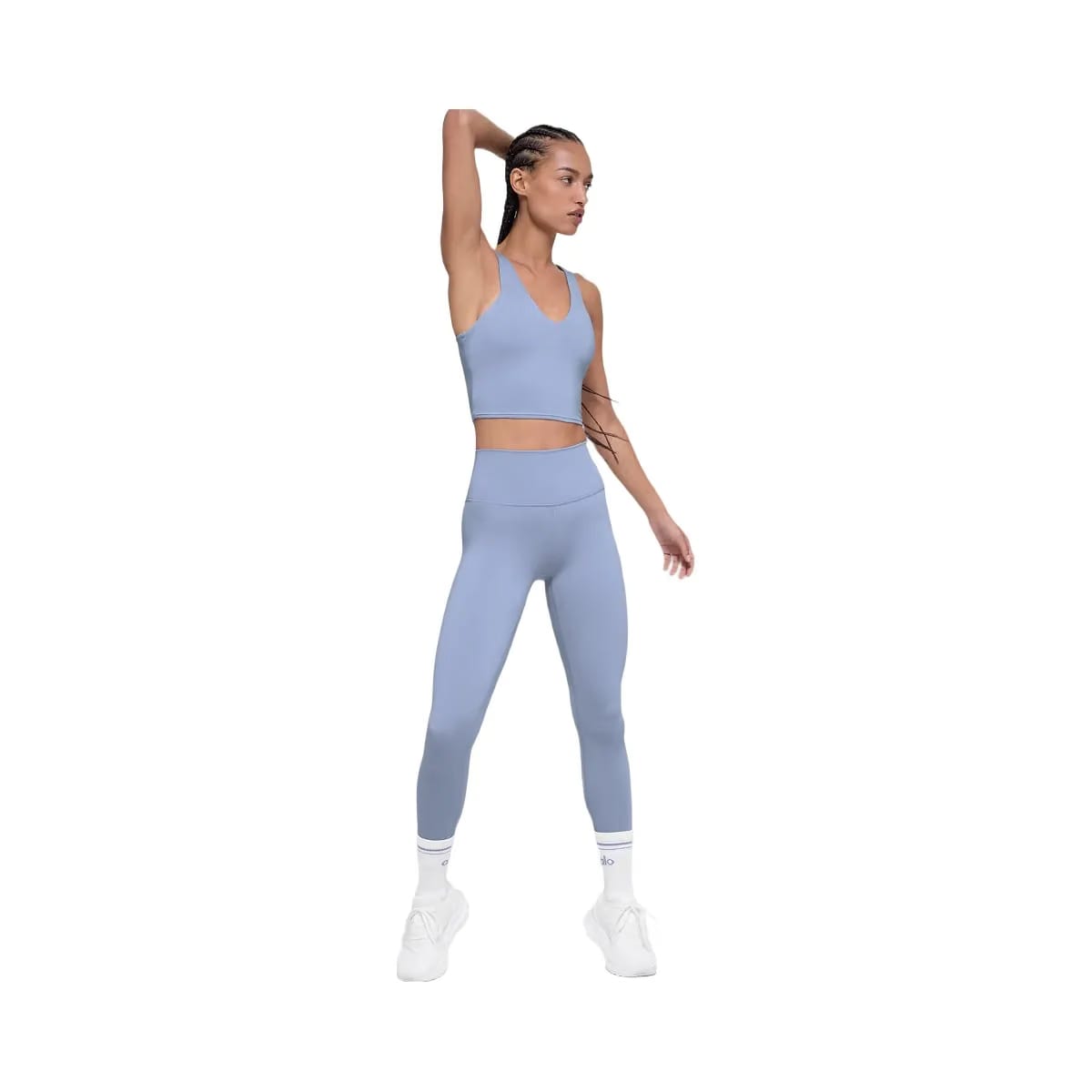 Alo Women's Airbrush Real Bra Tank - Winter Frost