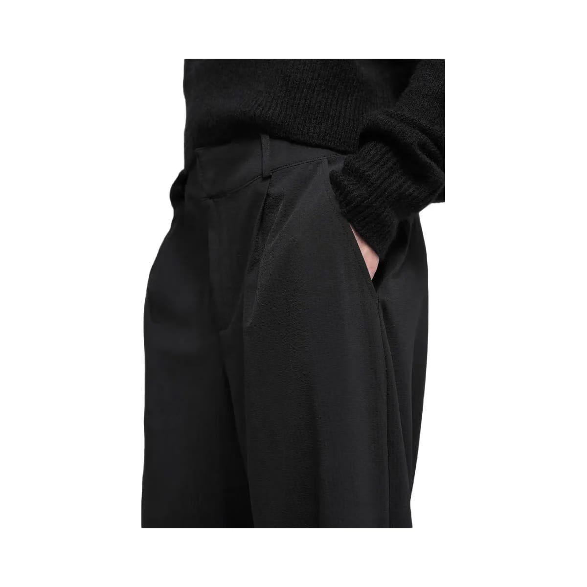 Alo Women's High-Waist Dreamscape Trouser (Short) - Black
