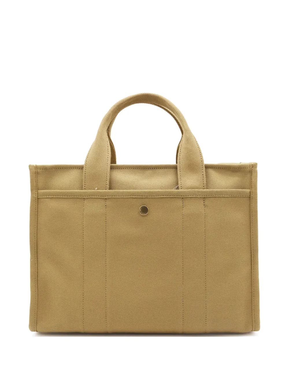 Field logo-appliqué tote bag