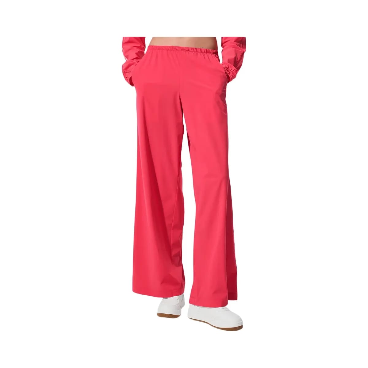 Alo Women's Breezy Wide Leg Pant (Long) - Candy Red
