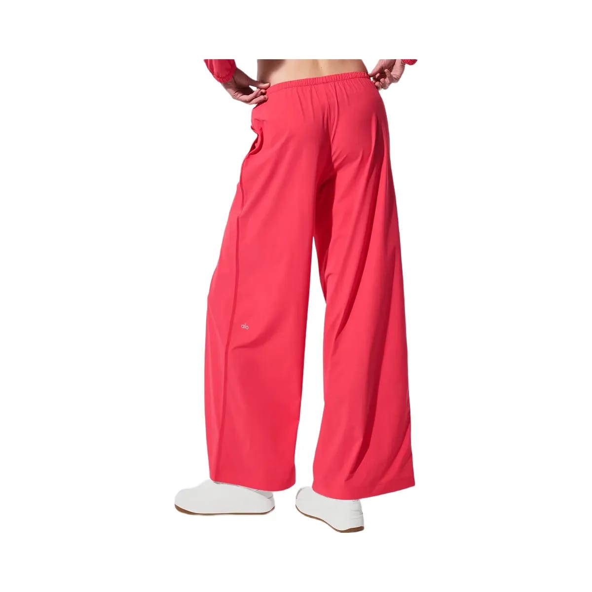 Alo Women's Breezy Wide Leg Pant (Long) - Candy Red