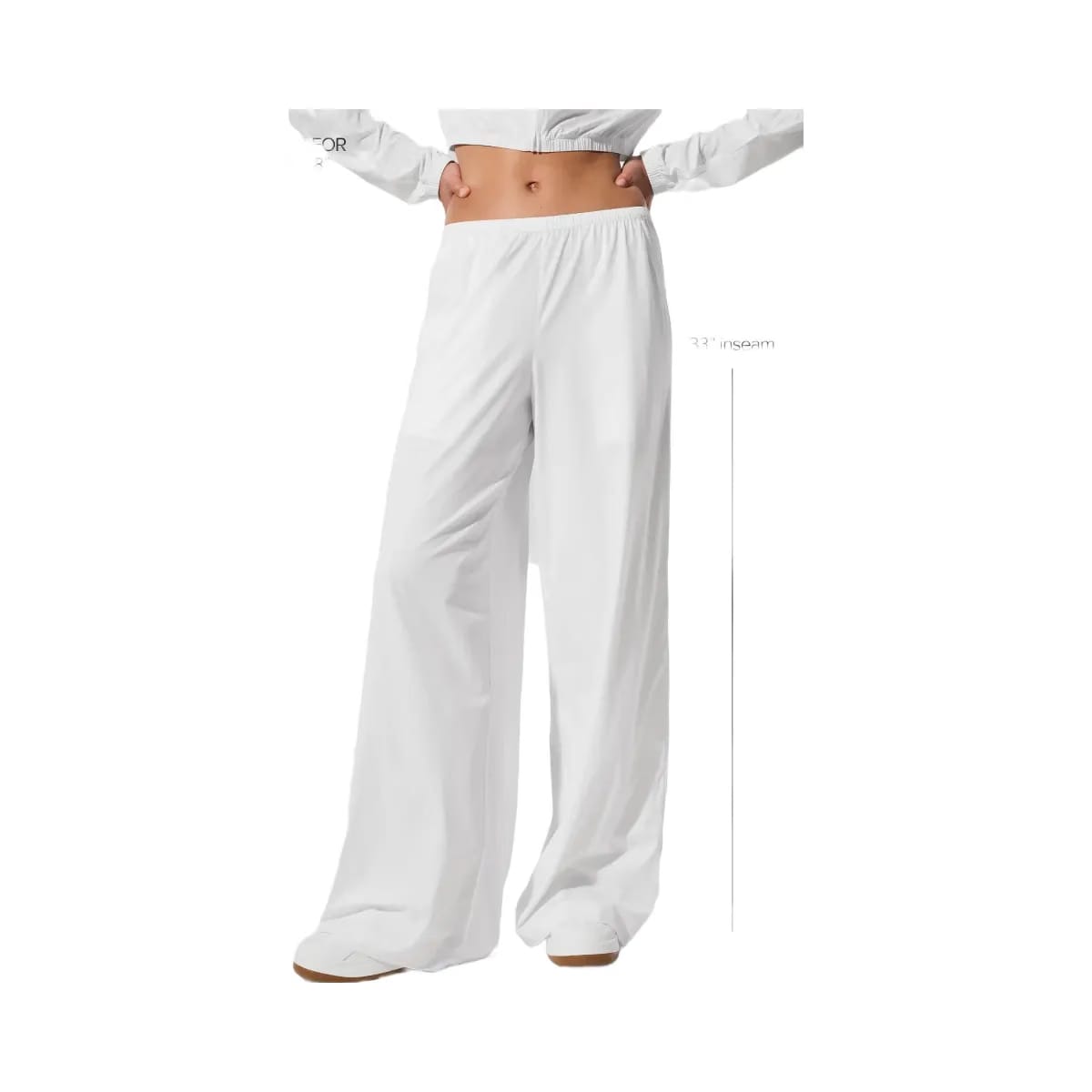 Alo Women's Breezy Wide Leg Pant (Long) - White