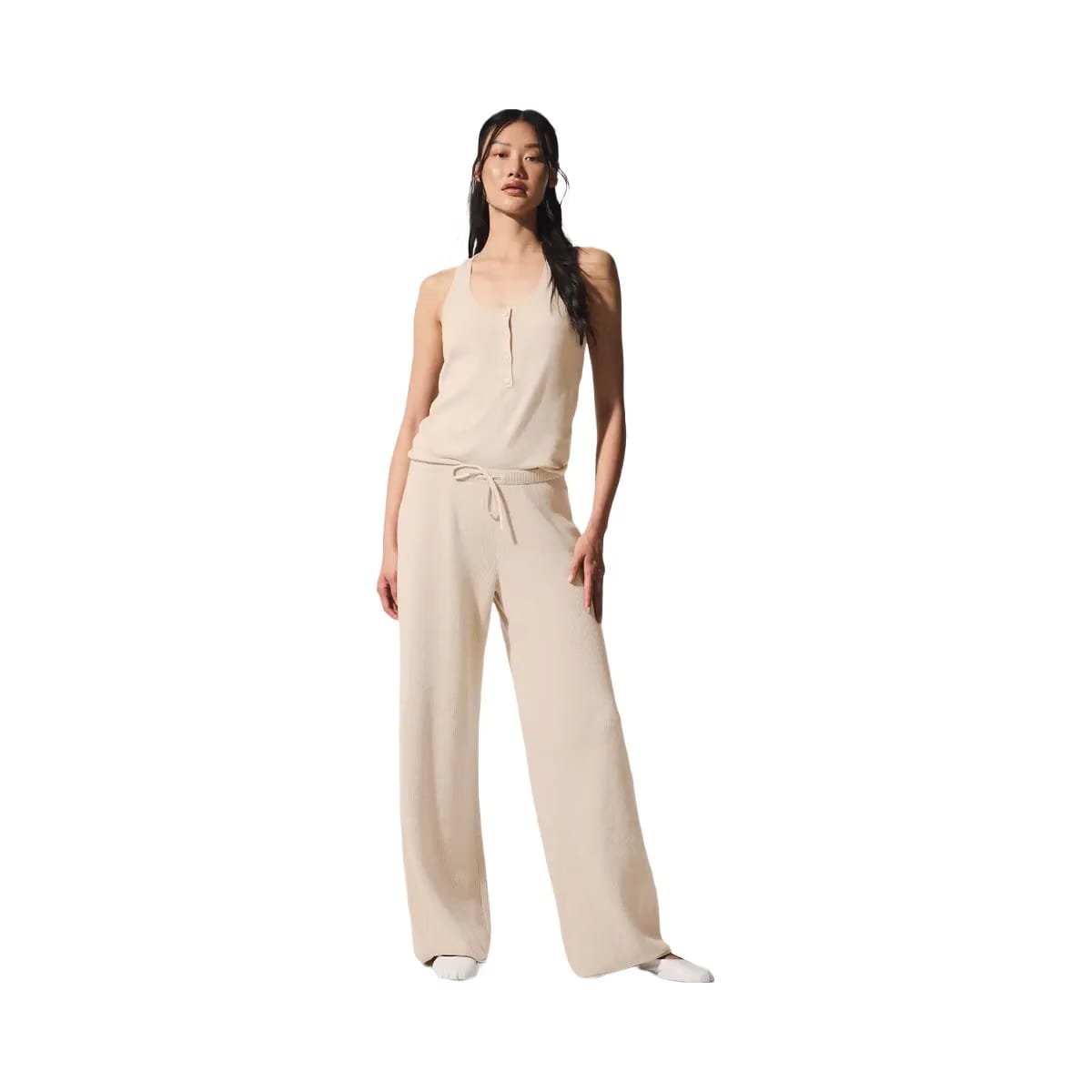 Alo Women's Supernatural Sweater Pant - Macadamia