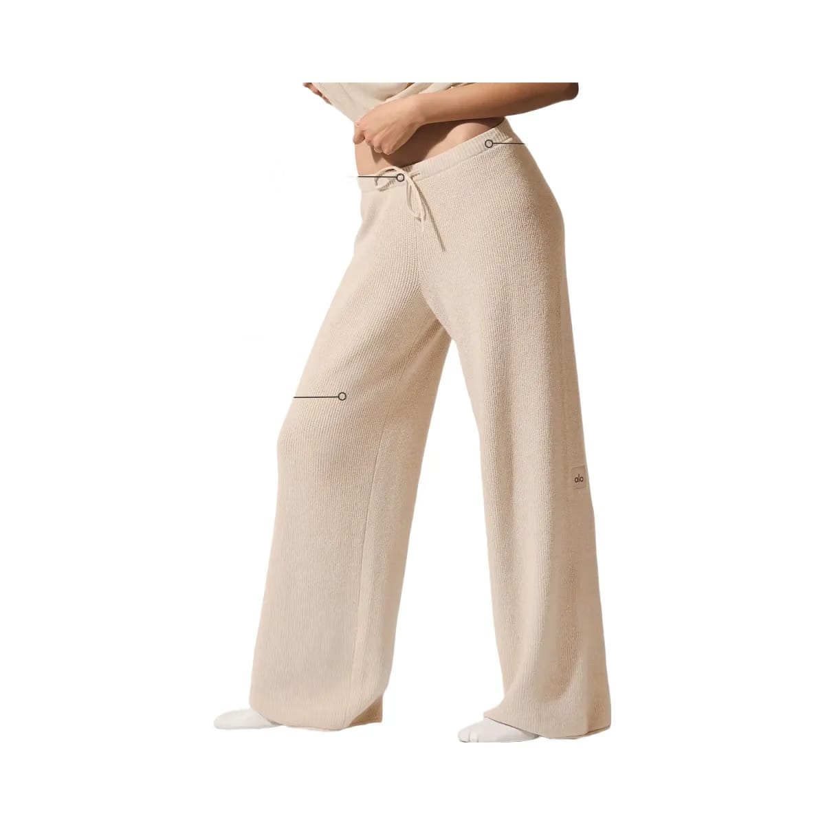 Alo Women's Supernatural Sweater Pant - Macadamia