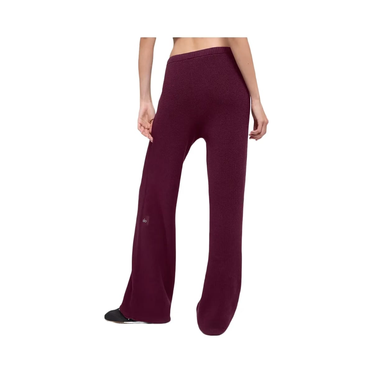 Alo Women's Supernatural Sweater Pant - Burgundy