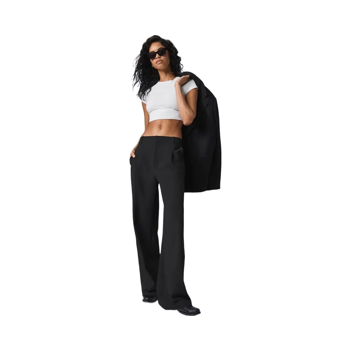Alo Women's High-Waist Pursuit Trouser (Long) - Black