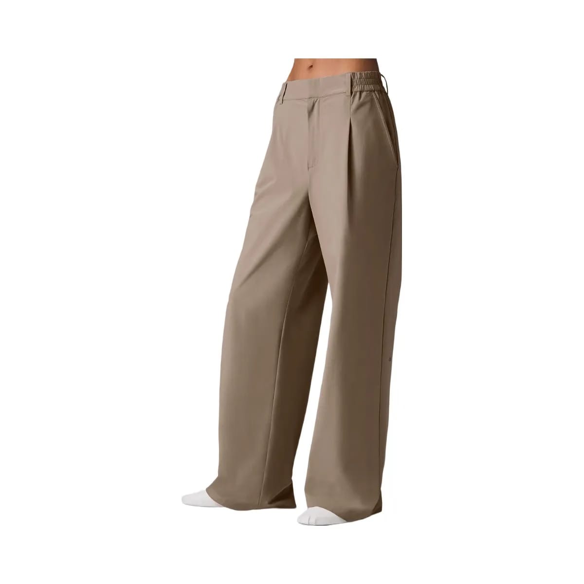 Alo Women's High-Waist Pursuit Trouser (Regular) - Gravel