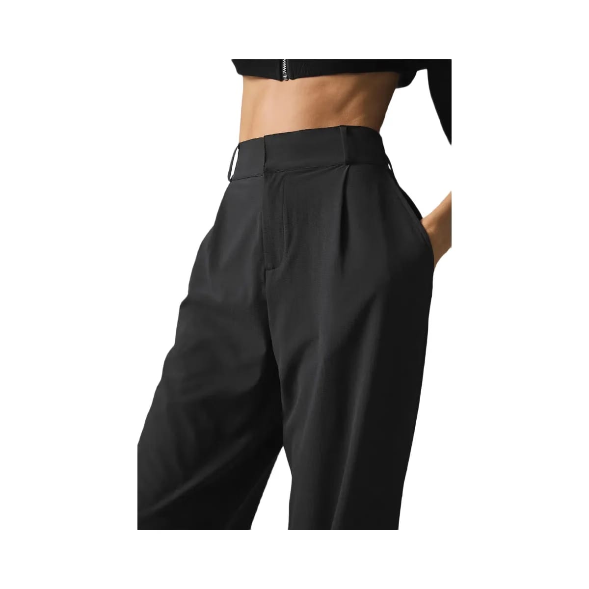 Alo Women's High-Waist Dreamscape Trouser (Regular) - Black