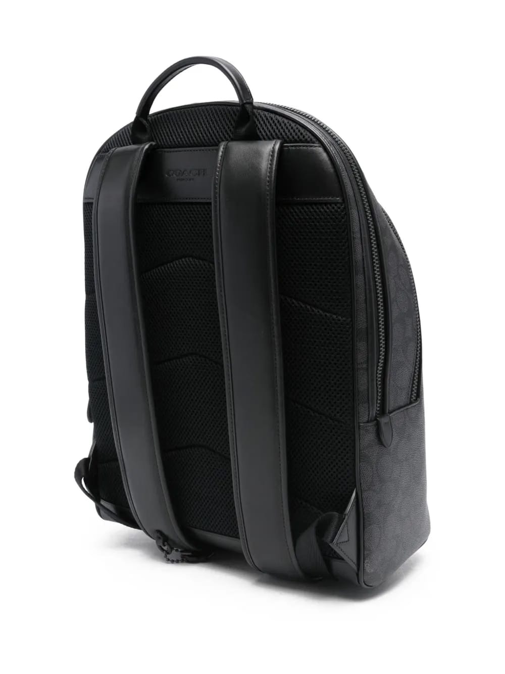 monogram-print adjustable backpack