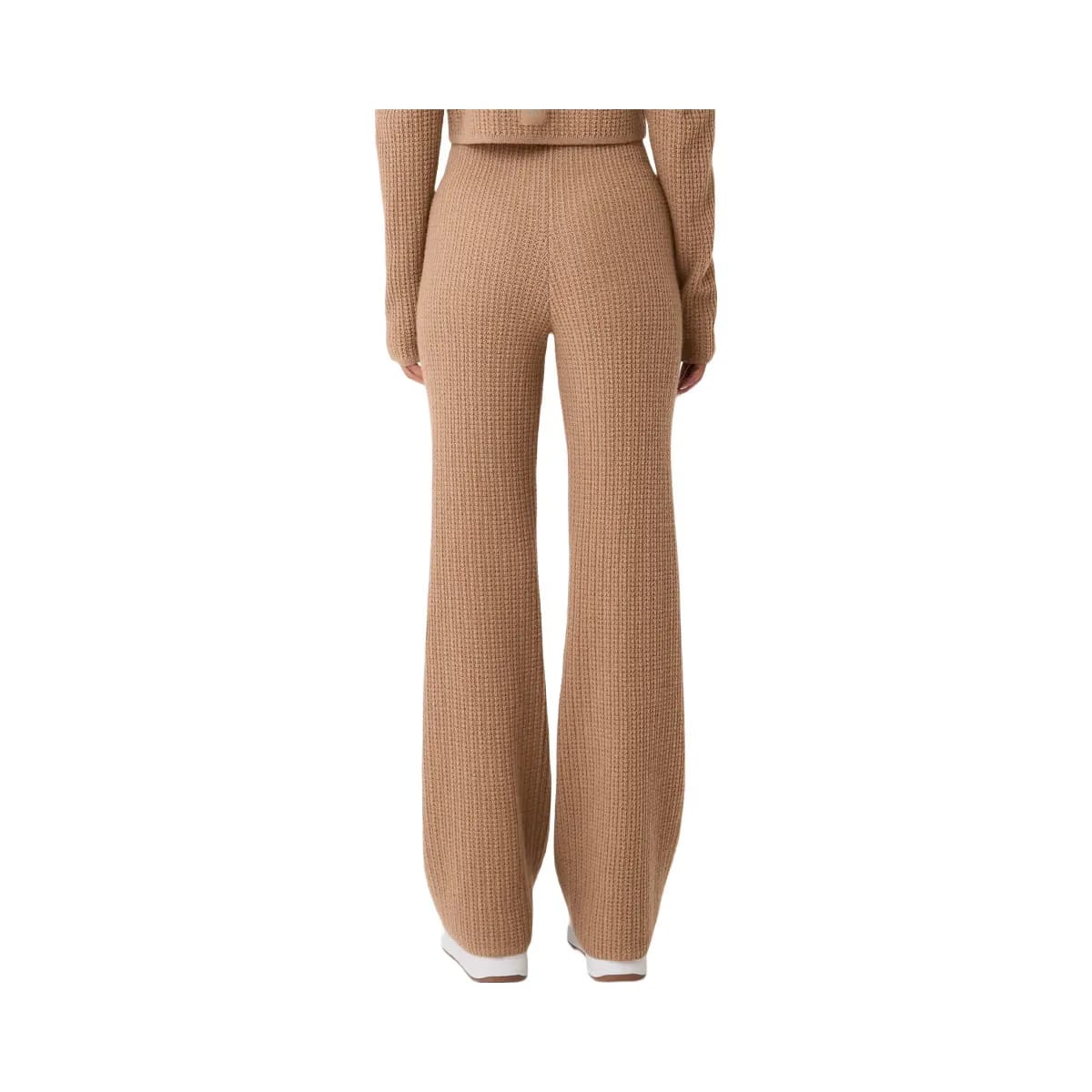 Alo Women's Cashmere High-Waist Plush Waffle Pant - Toasted Almond