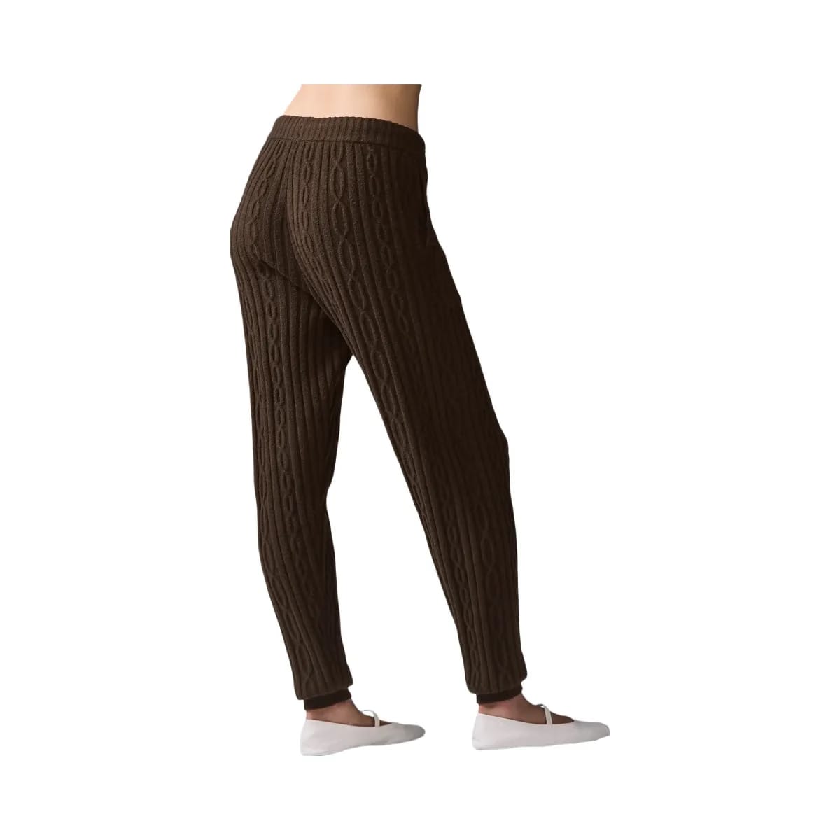 Alo Women's Cable Knit Winter Bliss Pant - Espresso
